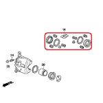 Ремкомплект переднего суппорта Honda 01463-SMG-E00 Ремкомплект переднего суппорта Honda 01463-SMG-E00