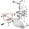 Важіль задній поперечний (комплект) Honda 04523-STX-000