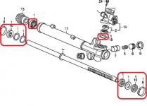 Ремкомплект рулевой рейки Honda 06531-SZA-A01 Ремкомплект рулевой рейки Honda 06531-SZA-A01
