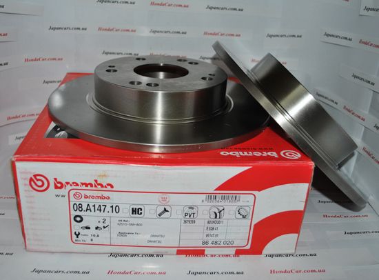 Тормозной диск задний Brembo 08.A147.10