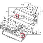 Кільце ущільнювальне свічкового колодязя Honda 12342-P08-004 Кільце ущільнювальне свічкового колодязя Honda 12342-P08-004