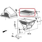 Фильтр воздушный Honda 17220-RDA-A00 Фильтр воздушный Honda 17220-RDA-A00