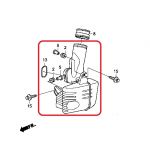 Резонатор воздушного фильтра Honda 17230-RL6-E00 Резонатор воздушного фильтра Honda 17230-RL6-E00
