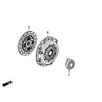 Комплект сцепления Honda 22105-R40-315 Комплект сцепления Honda 22105-R40-315