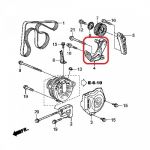 Натяжитель приводного ремня Honda 31170-R0A-005 Натяжитель приводного ремня Honda 31170-R0A-005