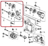 Натяжитель приводного ремня в сборе Honda 31170-RCA-A03 Натяжитель приводного ремня в сборе Honda 31170-RCA-A03