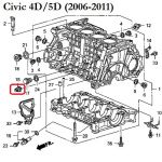 Датчик давления масла Honda 37241-RNA-A01 Датчик давления масла Honda 37241-RNA-A01