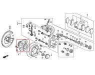 Ступица колеса заднего Honda 42200-SDA-A51 Ступица колеса заднего Honda 42200-SDA-A51