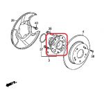 Ступица заднего колеса Honda 42200-SNA-A51 Ступица заднего колеса Honda 42200-SNA-A51