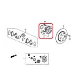 Ступица заднего колеса Honda 42200-TR0-A01 Ступица заднего колеса Honda 42200-TR0-A01