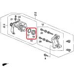 Ремкомплект заднего суппорта Honda 43017-SMG-E01 Ремкомплект заднего суппорта Honda 43017-SMG-E01