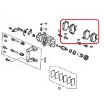 Тормозные колодки задние Honda 43022-SEA-E01 Тормозные колодки задние Honda 43022-SEA-E01