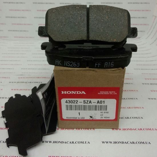 Гальмівні колодки задні Honda 43022-SZA-A01