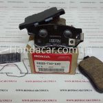 Тормозные колодки задние Honda 43022-TA0-A40 Тормозные колодки задние Honda 43022-TA0-A40