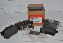 Тормозные колодки задние Honda 43022-TL0-G51 Тормозные колодки задние Honda 43022-TL0-G51