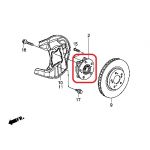 Ступица колеса переднего Honda 44200-SJA-008 Ступица колеса переднего Honda 44200-SJA-008