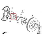 Підшипник ступиці переднього колеса Honda 44300-T1W-A51 Підшипник ступиці переднього колеса Honda 44300-T1W-A51