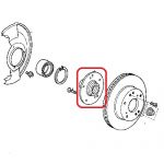 Ступица колеса переднего Honda 44600-SDA-A10 Ступица колеса переднего Honda 44600-SDA-A10