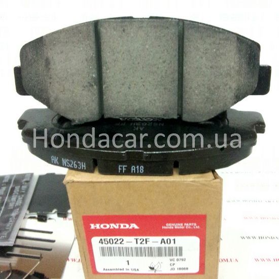 Тормозные колодки передние Honda 45022-T2F-A01