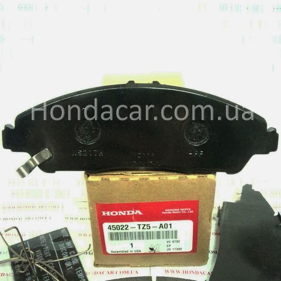 Гальмівні колодки передні Honda 45022-TZ5-A01