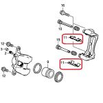 Фиксирующая пластина передних тормозных колодок Honda 45237-T2G-A03 Фиксирующая пластина передних тормозных колодок Honda 45237-T2G-A03