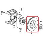 Тормозной диск передний Honda 45251-SJA-E91 Тормозной диск передний Honda 45251-SJA-E91