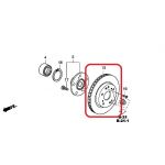 Тормозной диск передний Honda 45251-T2G-A00 Тормозной диск передний Honda 45251-T2G-A00