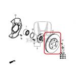 Тормозной диск передний Honda 45251-TV2-E01 Тормозной диск передний Honda 45251-TV2-E01