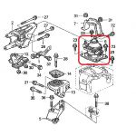 Подушка двигателя задняя Honda 50810-SDA-E11 Подушка двигателя задняя Honda 50810-SDA-E11