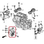 Подушка двигателя передняя Honda 50830-T0A-A81 Подушка двигателя передняя Honda 50830-T0A-A81