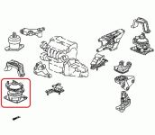 Подушка двигателя передняя Honda 50830-SDA-A03 Подушка двигателя передняя Honda 50830-SDA-A03