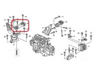 Подушка двигателя верхняя правая Honda 50880-SNA-A02 Подушка двигателя верхняя правая Honda 50880-SNA-A02