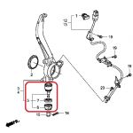 Шаровая опора передняя нижняя Honda 51220-TA0-305 Шаровая опора передняя нижняя Honda 51220-TA0-305