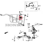 Втулка стабилизатора переднего Honda 51306-TV0-E01 Втулка стабилизатора переднего Honda 51306-TV0-E01