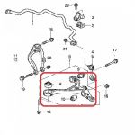 Рычаг передней подвески правый нижний Honda 51350-SDA-A03 Рычаг передней подвески правый нижний Honda 51350-SDA-A03