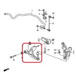 Рычаг передней подвески правый нижний Honda 51350-STX-A07 Рычаг передней подвески правый нижний Honda 51350-STX-A07
