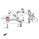 Сайлентблок переднего нижнего рычага передний Honda 51391-S7A-801 Сайлентблок переднего нижнего рычага передний Honda 51391-S7A-801