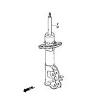Амортизатор передний правый Honda 51605-SNX-A01 (Усиленный) Амортизатор передний правый Honda 51605-SNX-A01 (Усиленный)