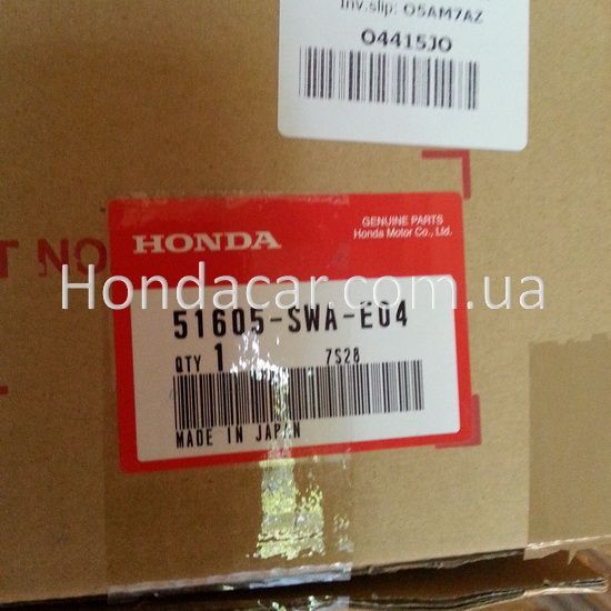 Амортизатор передній правий Honda 51605-SWA-E04