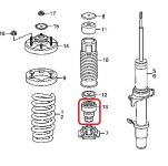 Отбойник переднего амортизатора Honda 51722-SJA-E01 Отбойник переднего амортизатора Honda 51722-SJA-E01