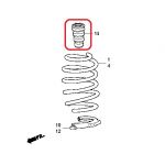 Отбойник переднего амортизатора Honda 51722-T1G-E01 Отбойник переднего амортизатора Honda 51722-T1G-E01