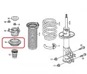 Подшипник опоры переднего амортизатора Honda 51726-SNA-013 Подшипник опоры переднего амортизатора Honda 51726-SNA-013