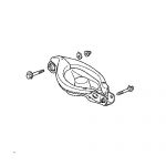 Рычаг задней подвески левый нижний Honda 52360-STX-A01 Рычаг задней подвески левый нижний Honda 52360-STX-A01