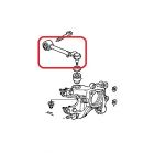 Рычаг задней подвески верхний левый Honda 52400-STX-A01 Рычаг задней подвески верхний левый Honda 52400-STX-A01