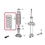 Пружина подвески задняя Honda 52441-TL1-E21 Пружина подвески задняя Honda 52441-TL1-E21