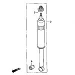 Амортизатор задний Honda 52610-SNX-A02 (Усиленный) Амортизатор задний Honda 52610-SNX-A02 (Усиленный)