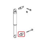 Сайлентблок заднего амортизатора нижний Honda 52622-SZA-A01 Сайлентблок заднего амортизатора нижний Honda 52622-SZA-A01