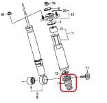Отбойник заднего амортизатора Honda 52722-SJA-E02 Отбойник заднего амортизатора Honda 52722-SJA-E02