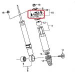 Опора амортизатора задняя Honda 52920-SJA-043 Опора амортизатора задняя Honda 52920-SJA-043