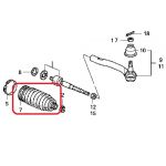 Пыльник рулевой рейки Honda 53534-S0X-A02 Пыльник рулевой рейки Honda 53534-S0X-A02